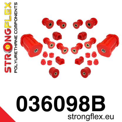 036098B: KIT DE SILENTBLOCKS DE SUSPENSION COMPLETA E21