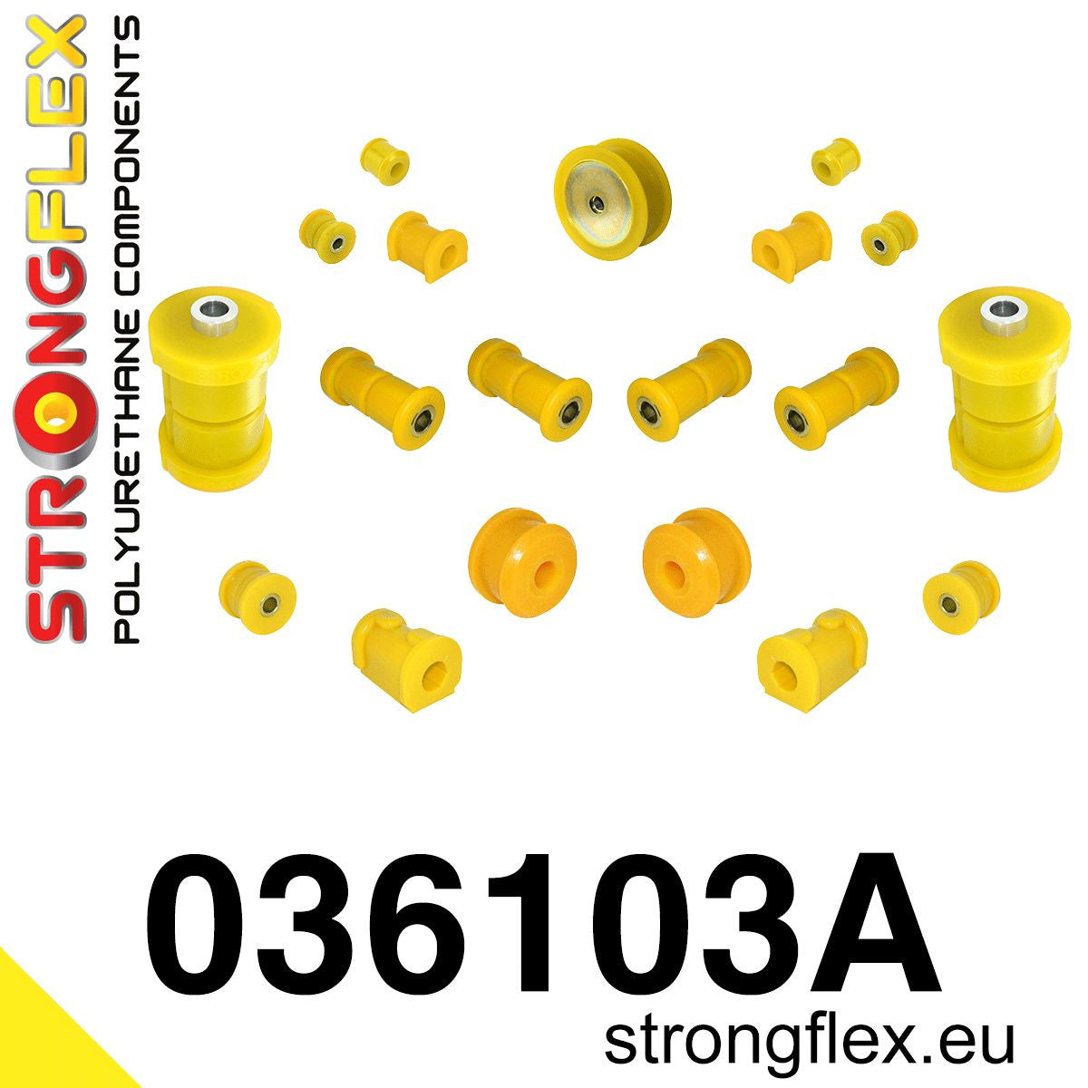 036103A: KIT DE SILENTBLOCKS DE SUSPENSION COMPLETA E30 SPORT