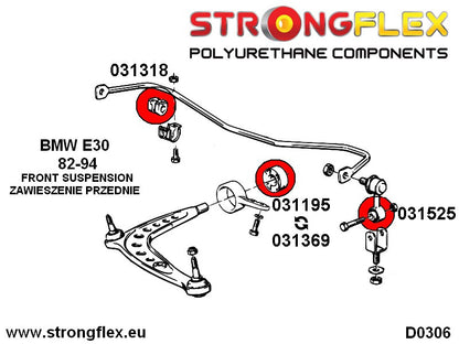 036103B: KIT DE SILENTBLOCKS DE SUSPENSION COMPLETA E30