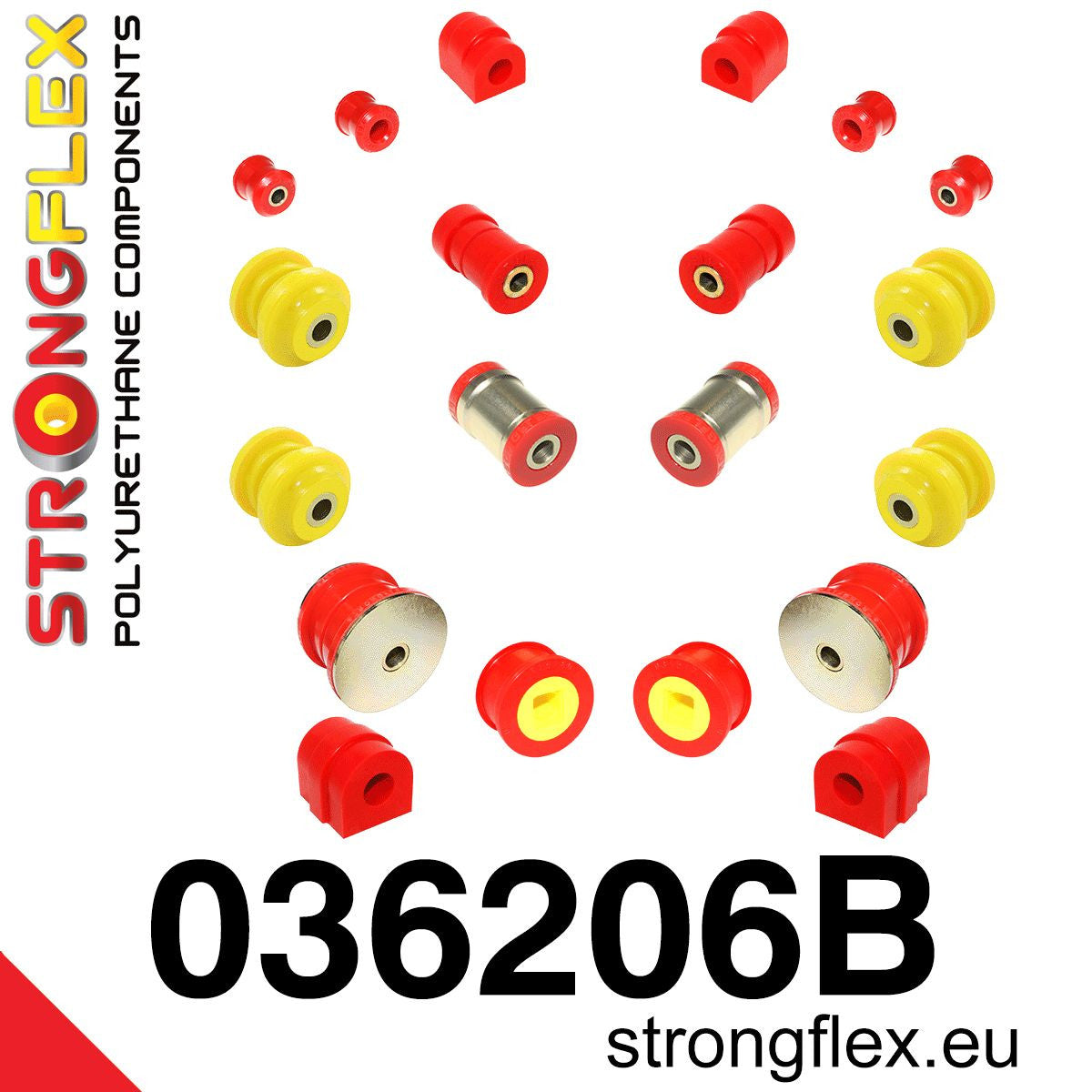 036206B: KIT SILENTBLOCKS SUSPENSION E46