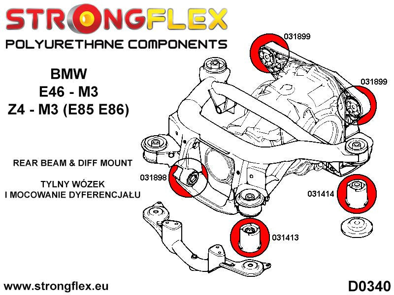 036238A: KIT DE SILENTBLOCKS DE SUSPENSION COMPLETA SPORT