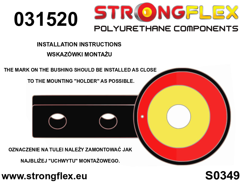 031520A: SILENTBLOCK TRASERO BRAZOS DE SUSPENSION