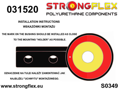 031520A: SILENTBLOCK TRASERO BRAZOS DE SUSPENSION